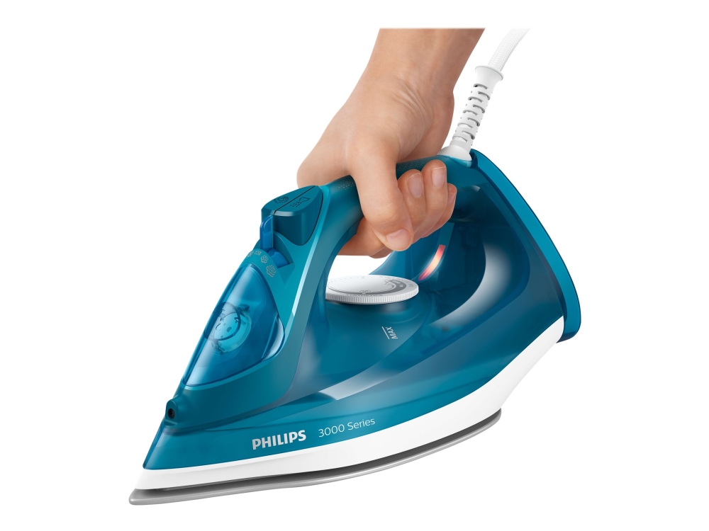 Philips 3000 series DST3040 - Dampstrygejern med automatisk afbrydelse - såleplade: keramik - 2600 W