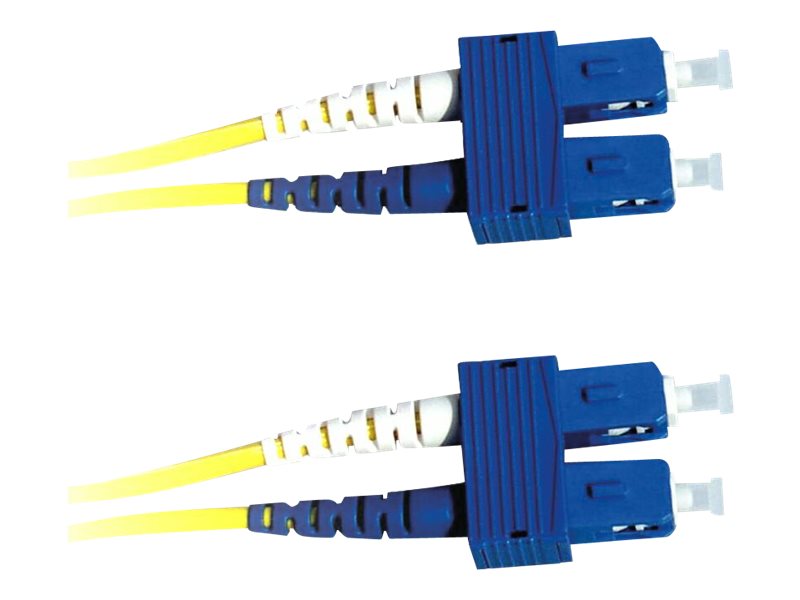 Lanview - Patchkabel - Sc/Upc Enkelttilstand (Han) Til Sc/Upc Enkelttilstand (Han) - 1 M. - 2 Mm - Fiberoptik - Duplex - 9 / 125 Micron - Os2 - Halog