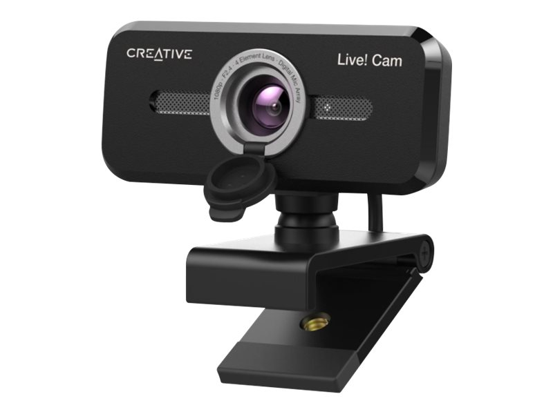 Creative Live! Cam Sync 1080P V2 - Webcam - Farve - 2 Mp - 1920 X 1080 - 1080/30P, 720/30P - Audio - Usb 2.0 - Mjpeg, Yuy2