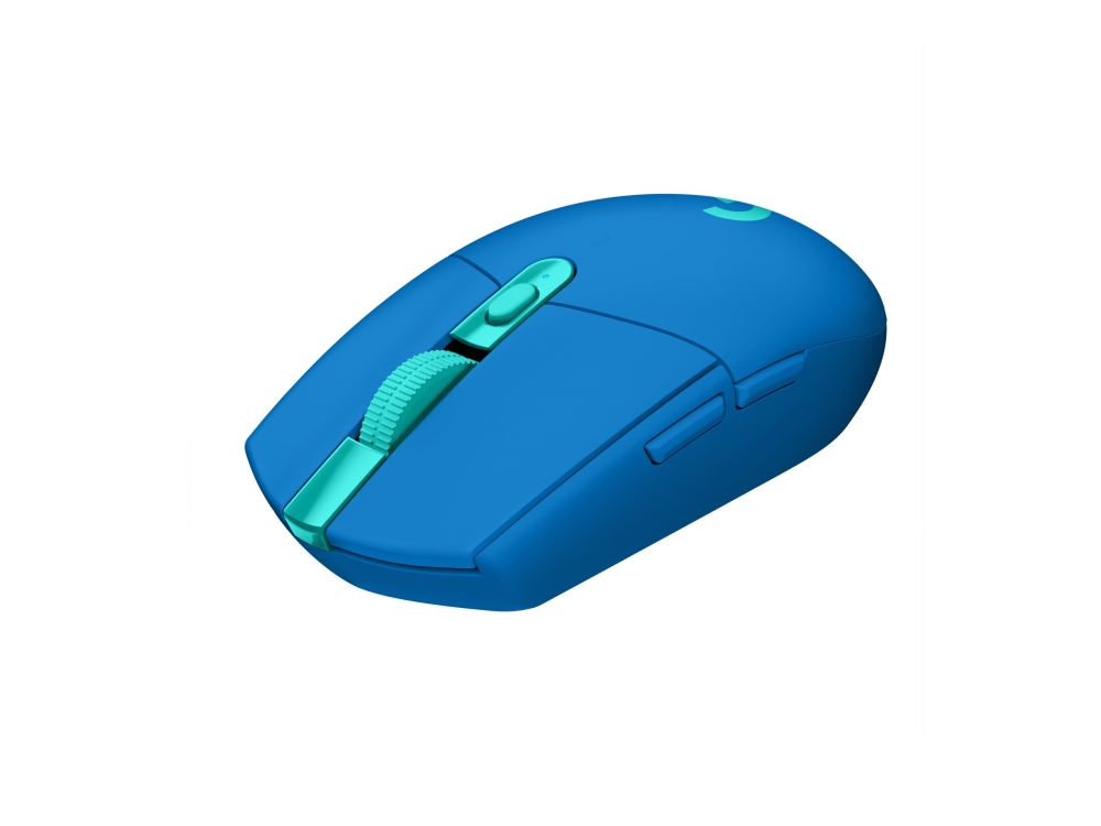 Logitech G G305 - Mus - Optisk - 6 Knapper - Trådløs - 2.4 Ghz - Trådløs Modtager (Usb) - Blå