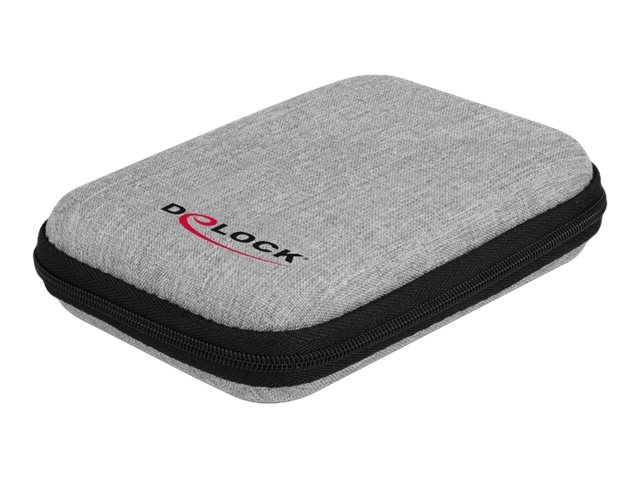 Delock 18422, Cover, Polyester, Schwarz, Grau, 2.5 Zoll, 2.5", Schockresistent