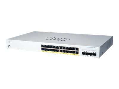 Cisco Cbs220-24P-4X, Managed, L2, Gigabit Ethernet (10/100/1000), Power Over Ethernet (Poe), Rack-Einbau