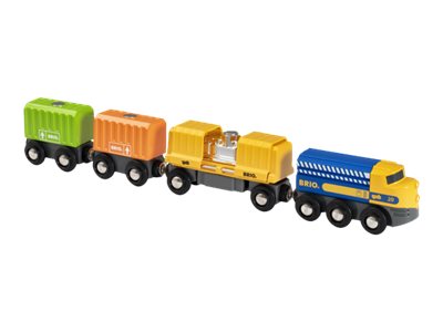 Brio 33982 Güterzug Mit Drei Waggons