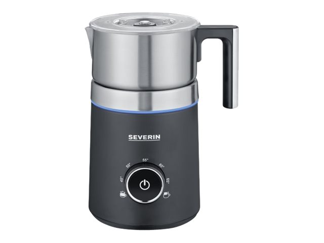 SEVERIN SM 3586 Spuma 700 - Mjölkskummare - 0.7 liter - 500 W - borstat stål/svart