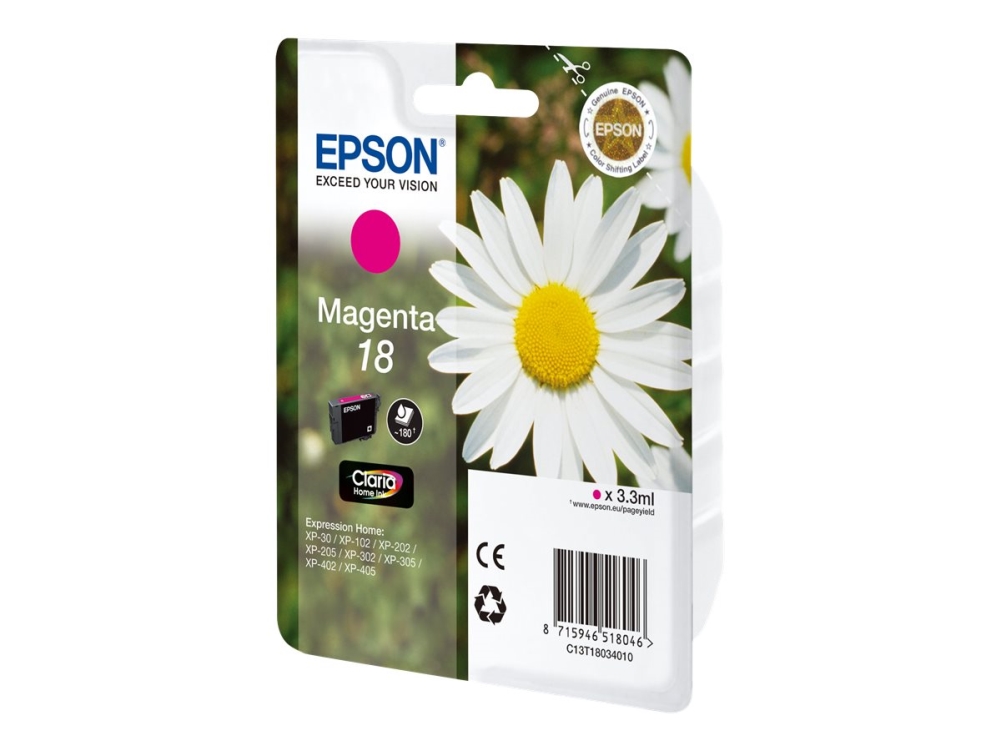 Epson Apple T1292 Apfel Durabrite Ultra Single Cyan Tinte, Low Yield, Cyan, 7 Ml, 1 Stück(E), Einzelpackung
