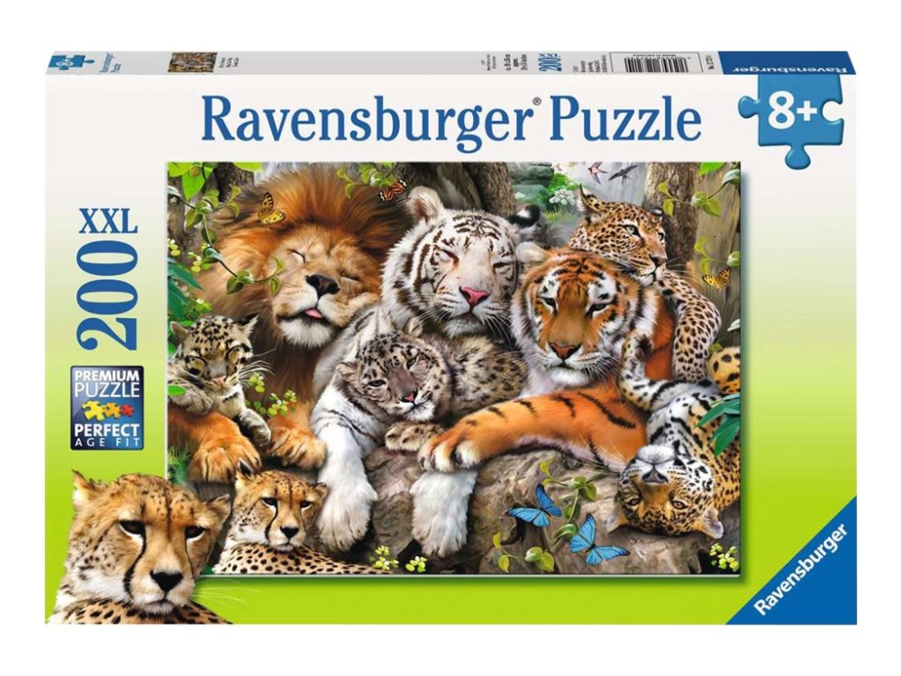 Ravensburger Puzzle For Children Ravensburger 12721 - Cuddly Big Cats - 200 Pcs