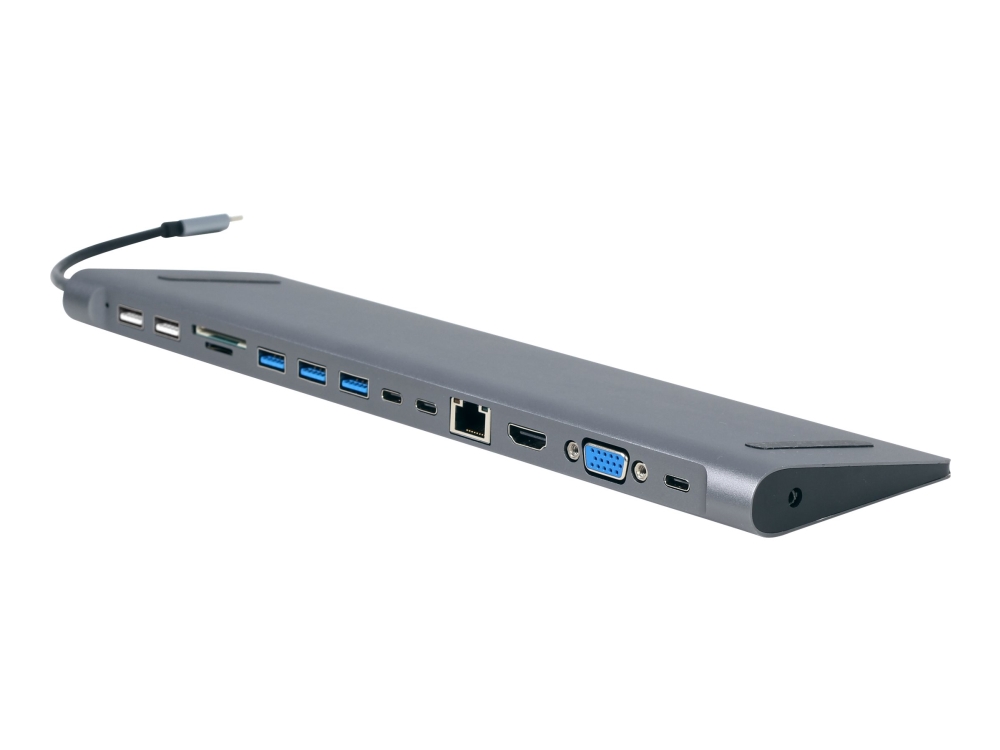 Cablexpert A-Cm-Combo9-01 - Dockingstation - Usb-C 3.1 - Hdmi, Vga - 1Gbe