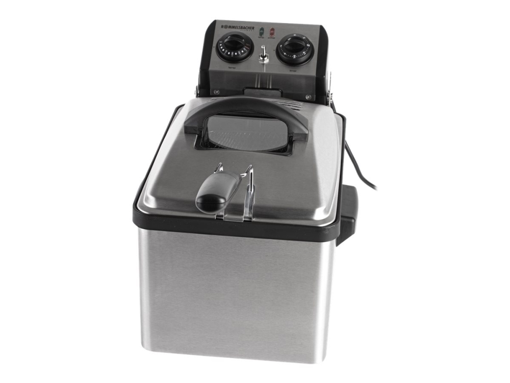 Rommelsbacher FRP 2135/E - Fritös - 2.1 kW - rostfritt stål | Köksapparater - Köksmaskiner - Fritös | GameStuff