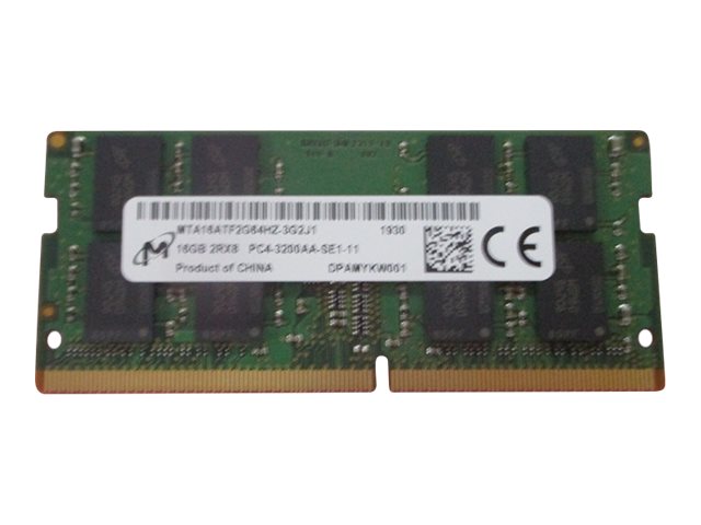 HP - DDR4 - modul - 16 GB - SO DIMM 260-PIN - 3200 MHz / PC4-25600 - 1.2 V - ikke bufferet - ikke-ECC - for EliteBook 830 G8, 835 G7, 840 G8, 845 G7, 850 G8  ZBook 15 G6, 17 G6  ZBook Fury 15 G7