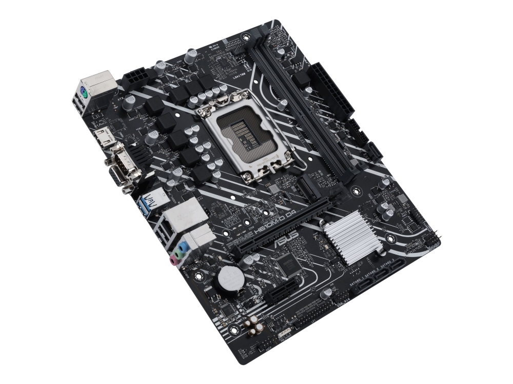 Asus Prime H610m-D D4 - Motherboard - Micro-Atx - Lga1700 Sockel - H610 Chipsatz - Usb 3.2 Gen 1 - Gigabit Lan - Onboard-Grafik (Cpu Erforderlich) -