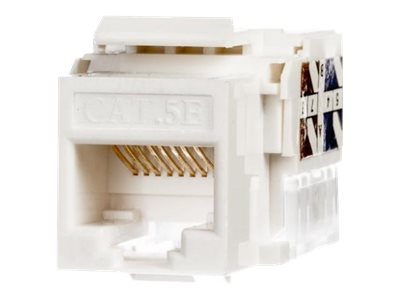 Netrack Keystone Jack Module - Modular Indlæg - Cat 5E - Utp - Rj-45 - Hvid