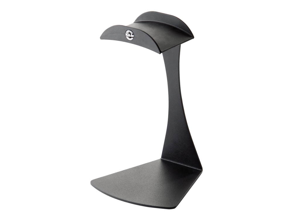 K&M 16075 - Bordholder for hovedtelefoner, headset - sort