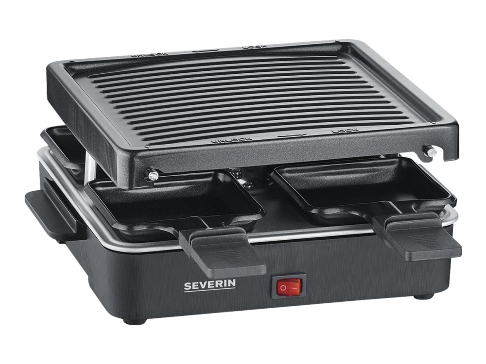 SEVERIN RG 2370 - Raclette/grill - 600 W - svart | Köksapparater - Köksutrustning - Raclette | GameStuff