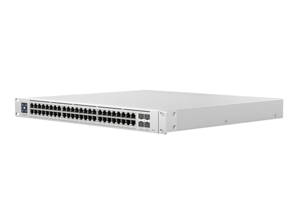 Ubiquiti Unifi Switch Usw-Enterprise-48-Poe - Switch - L3 - Administreret - 48 X 100/1000/2.5G (Poe+) + 4 X 1 Gigabit / 10 Gigabit Sfp+ (Uplink) - Mo