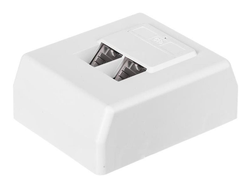Netrack Complete - Sokkeludgang - RJ 45 - 2 netværkssokler