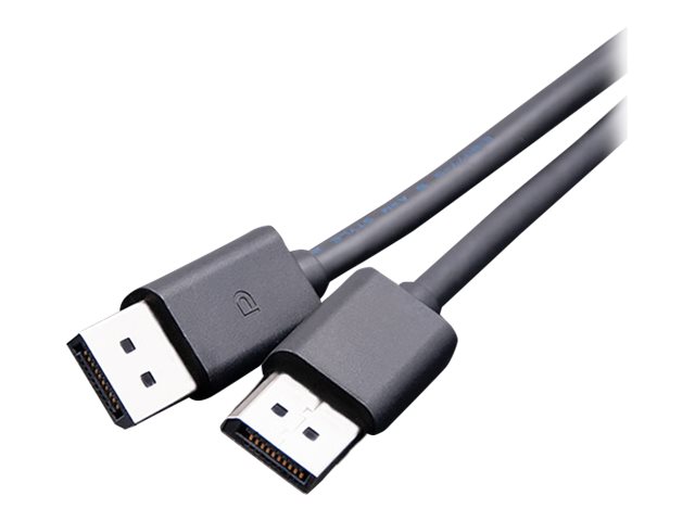 Qoltec - Displayport Kabel - Displayport (Han) Til Displayport (Han) - Displayport 1.2 - 1.8 M - Sort