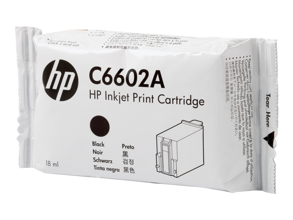Hp - 18 Ml - Sort - Kompatibel - Blækpatron - For Addmaster Ij 6080, 6160, 7100 Ithaca Bankjet 2500 Kitchenjet 1000 Posjet 1000, 1500