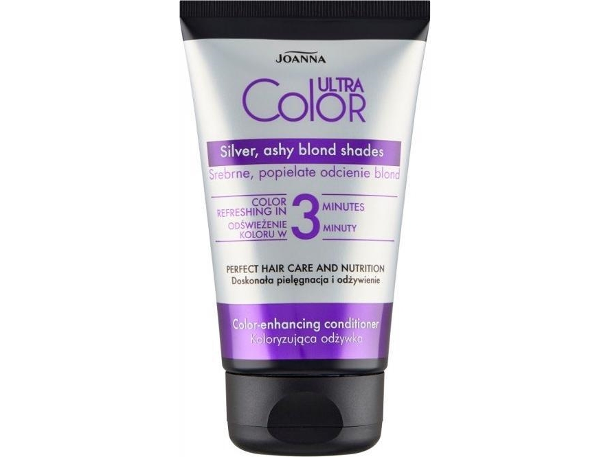 Joanna Ultra Color Farvelægningskur/Toner Sølv Askede Toner Blond 100 G