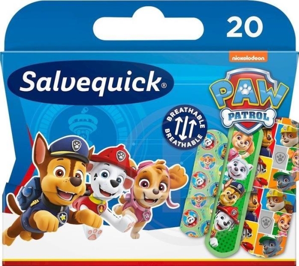 Salvequick Kinderpflaster Paw Patrol 20 Stk.