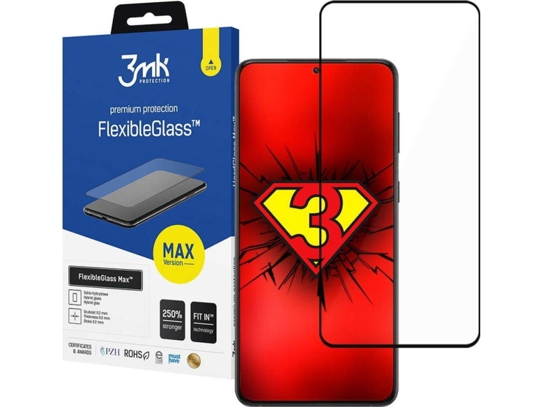 Hybrid Glass Samsung Galaxy S22 3Mk Lankstus Stiklas Max