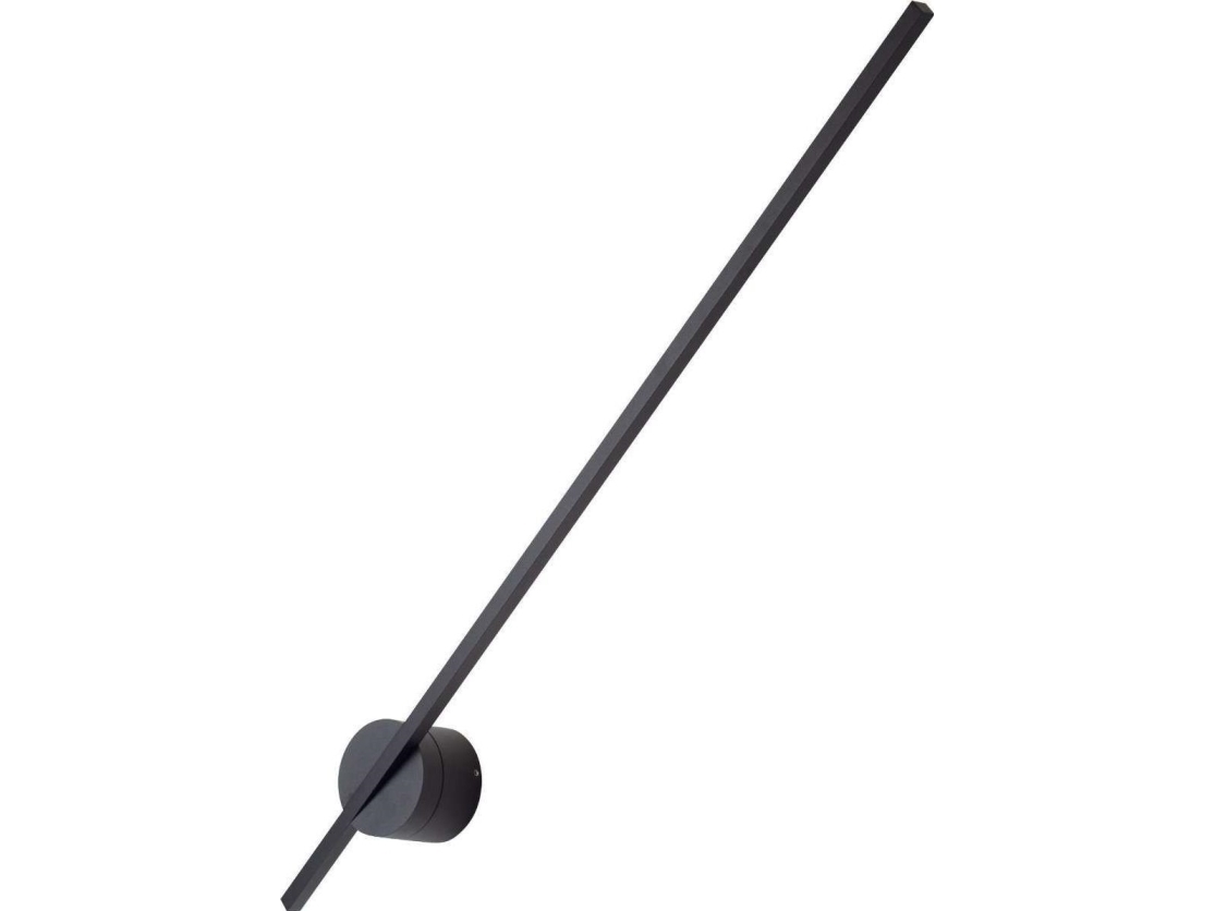 MAXlight Spider væglampe LED W0267, metal, 8,4W, 3000K, IP44, sort