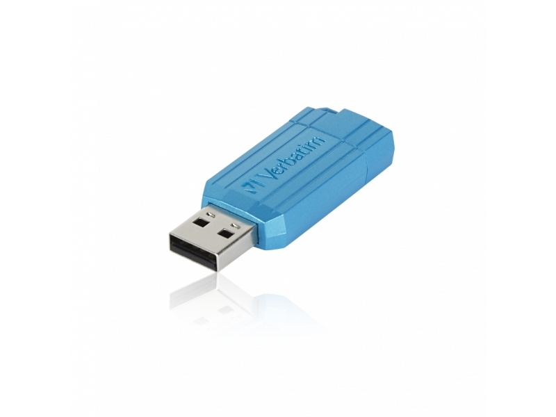 Verbatim Pinstripe, 128 Gb, Usb Typ-A, 2.0, 12 Mb/S, Kappe, Blau