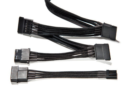 Be Quiet! Multi Power Cable Cm-61050 - Strømkabel - 4-Pin Mini-Strømforsyningsforbinder, Sata Strøm - 100 Cm - Sort