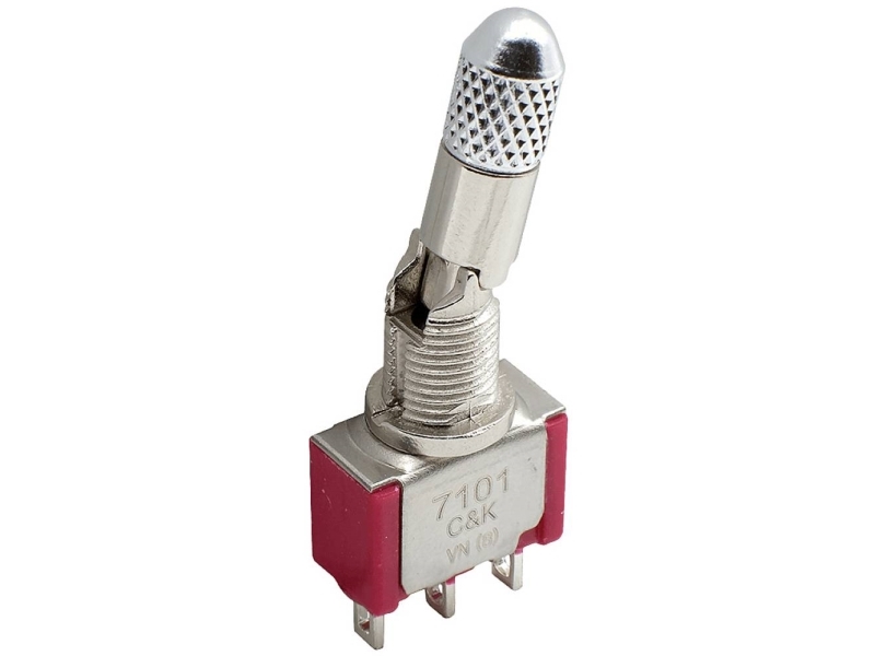 C & K Switches Wippenschalter 7201Sdav2be 20 V Ac/Dc 0,4 A 2 X On/On Klickend (1 Stk) Bulk