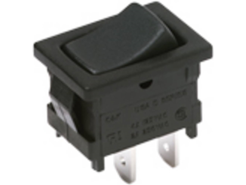 C & K Switches D601J13S215QA Vippekontakt 125 V/AC 10.00 A 2 x On/On 1 stk Bulk