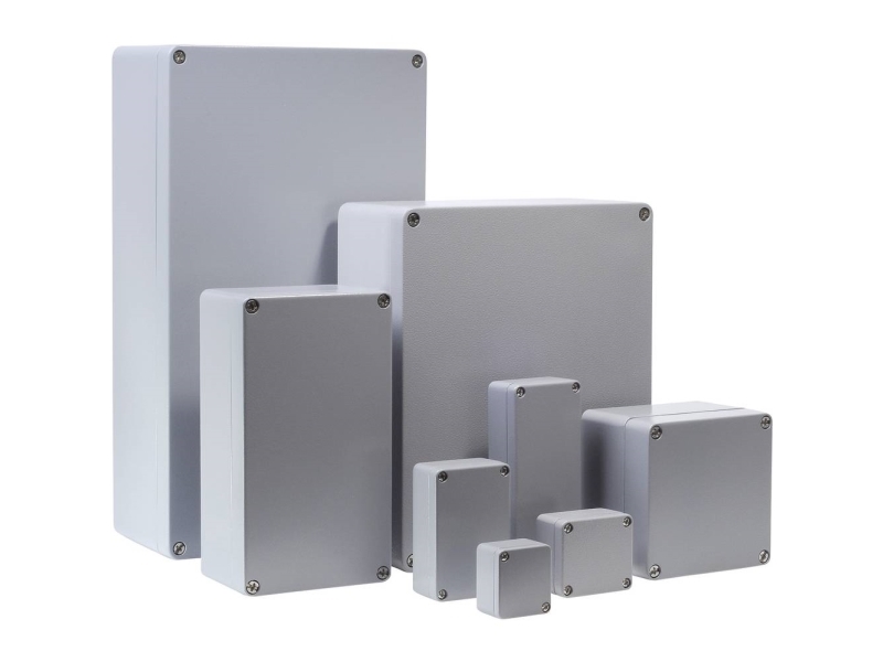 Bernstein CA-290 1290000000 Universalkabinet 260 x 160 x 90 Aluminium Sølvgrå (RAL 7001) 1 stk | EL Artiklar - Elcentral - Diverse utrustning för svarta tavlor | GameStuff