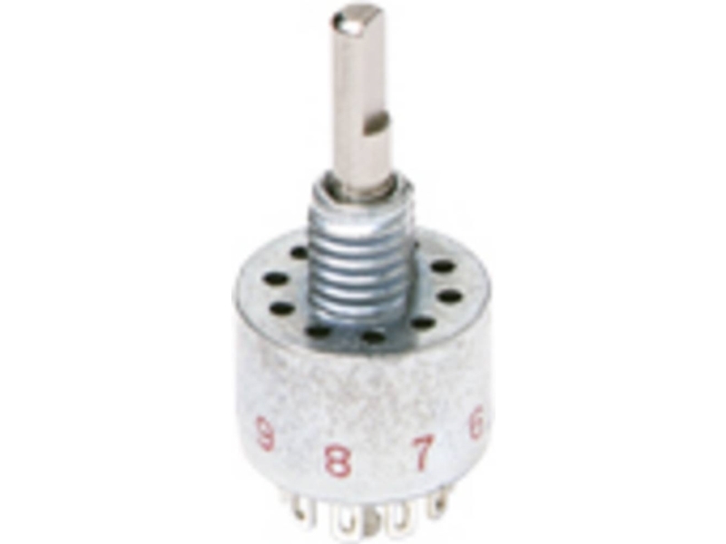 C & K Switches MB05L2NCGD Drejekontakt 125 V, 28 V/DC 250 mA Afbryderpositioner 5 1 stk Piece