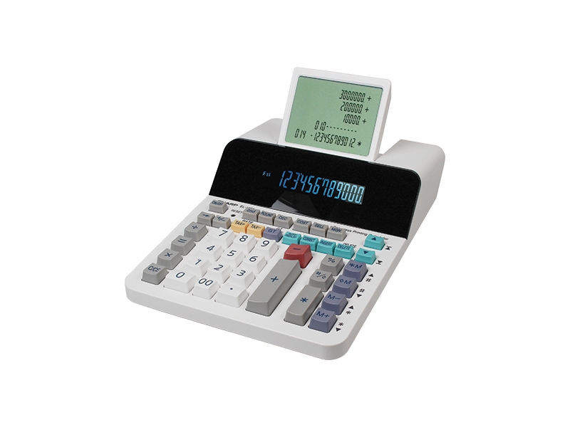 Sharp EL-1901, Skrivbord, Display, 12 siffror, Visa tippning, AC/Batteri, Vit | Kalkylator | GameStuff