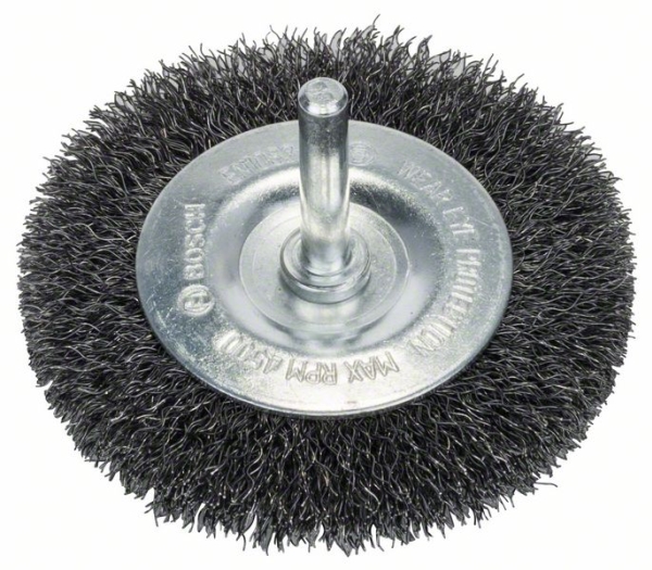 Bosch Accessories Scheibenbürste, Gewellt, 75 Mm, 0,2 Mm, 10 Mm, 4500 U/Min Schaft-Ø 6 Mm 1608622015 1 St.