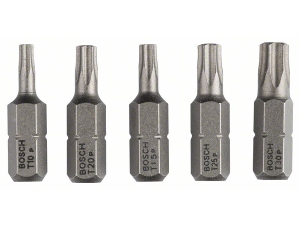 Bosch Bits T10/15/20/25/30 25Mm 5 Stk