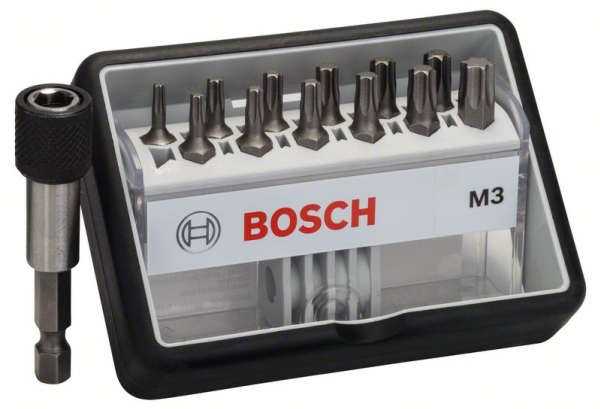 Bosch Zubehör Robust Line 2607002565 Bitsatz 13-Teilig Innen-Sechskant (Tx)