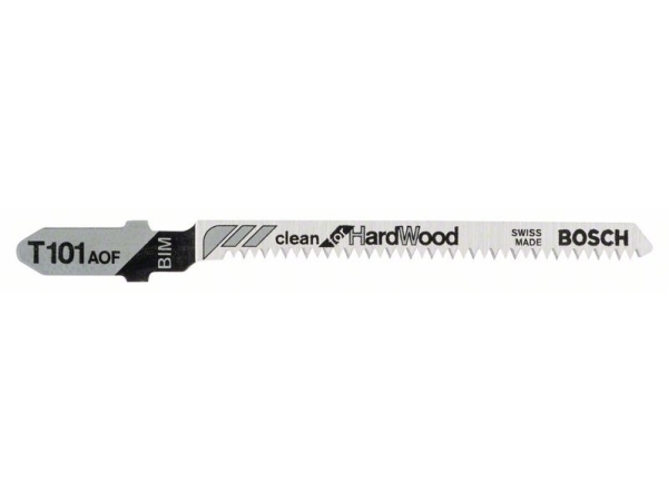 Bosch Stichsägeblatt T 101 Aof, Clean For Hard Wood, 3Er-Pack 2608636225 Sägeblatt (2608636225)