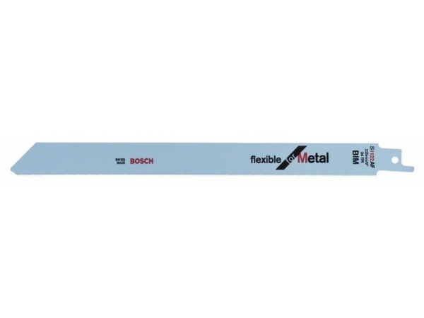 Bosch Flexible For Metal S 1122 Af - Sägeblatt - Für Rohre, Blattmetall, Profile - 5 Stücke - Länge: 225 Mm (2608656018)