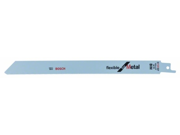 Bosch Accessories 2608656042 Säbelsägeblatt S 1122 Ef Flexibel Für Metall Sägebllatlänge 225 Mm 2 Stk.