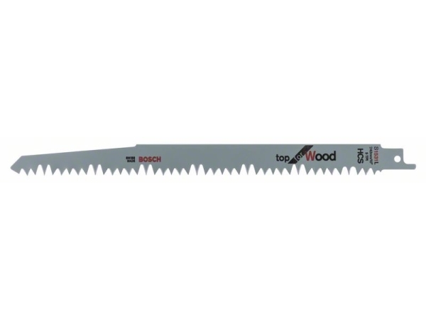 Bosch Top For Wood S 1531 L - Sägeblatt - Für Grobes Holz, Brennholz - 2 Stück - Länge: 240 Mm