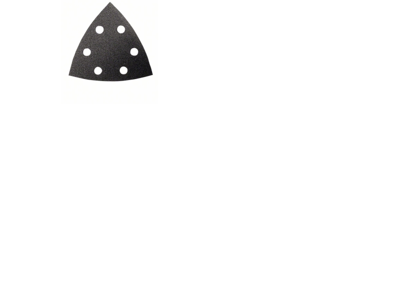 Bosch Best For Stone Deltaschleifpapier 2608605194 Mit Klettband, Perforiert Körnung 120 - Eckmaß 93 Mm - 5 Stk