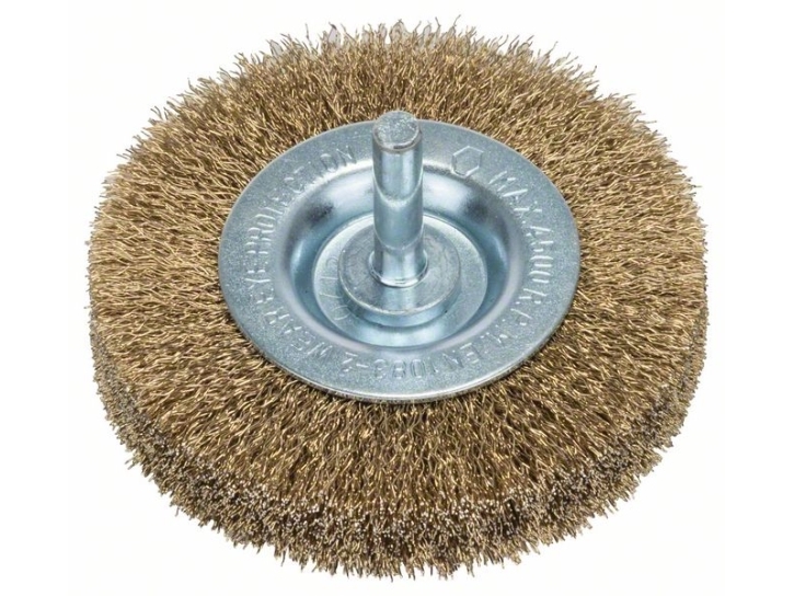 Bosch Kopbørste Bølget Messing Ø75mm 6Mm