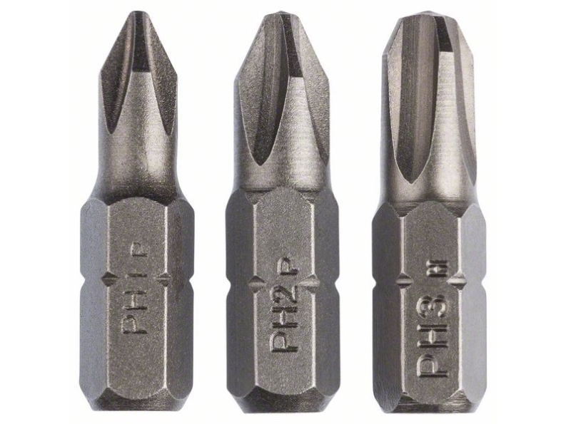 Bosch Accessories 2609255964 Krydskærv-Bit Ph 1, Ph 2, Ph 3 C 6.3 3 Stk