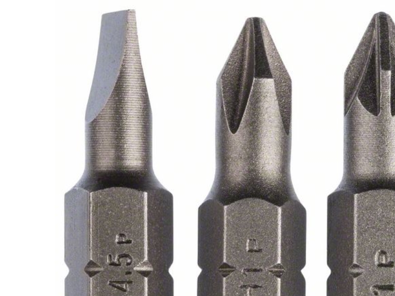 Bosch Accessories 2609255973 Bitsæt 3 Dele Kærv, Krydskærv Phillips, Krydskærv Pozidriv