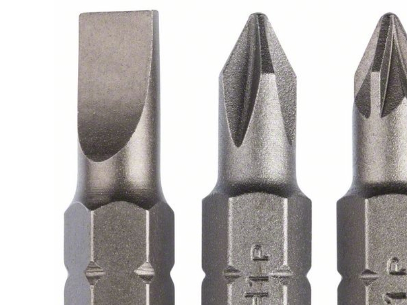 Bosch Zubehör 2609255974 Bitset 3-Tlg.: Schlitz, Phillips Kreuz, Pozidriv Kreuz