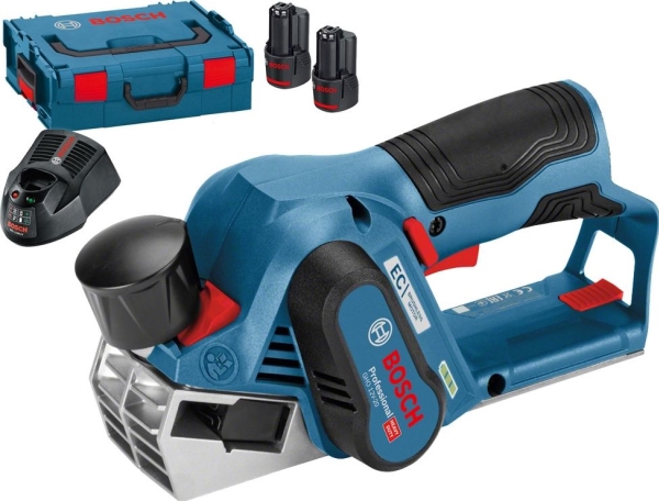 Bosch Gho 12V-20 Professional - Elektrohobel - Schnurlos - 2 Akkus - 12 V