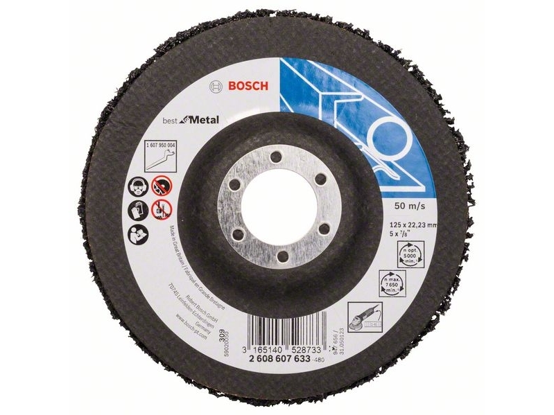 BOSCH rengöringskiva 125 mm 22,23 mm SiC 125 mm | Verktyg & Verkstad - Brickor & Ringar - Brickor | GameStuff