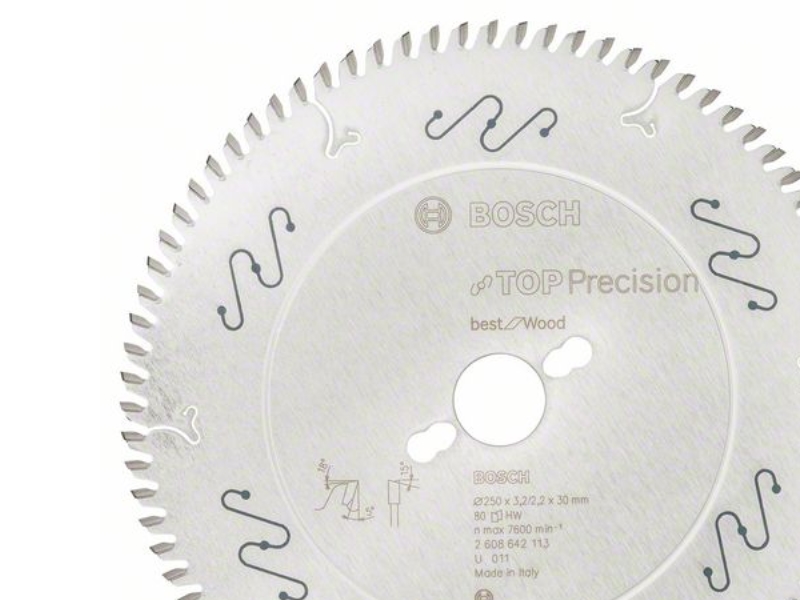 Bosch Rundsavklinge Top Precw 250X3,2X30mm 80T