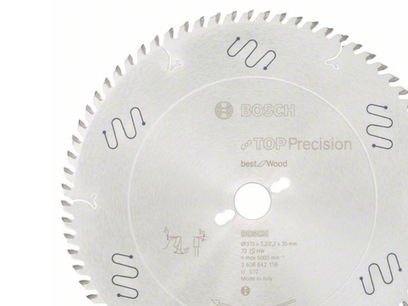 Sirkelsagblad Top Precision Best for Wood 315 x 30 x 3,2 mm, 72