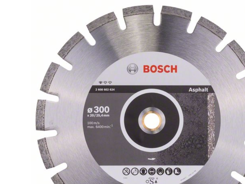 Bosch Diamantskive 300x25,4mm Prof Asphalt - 2608602624