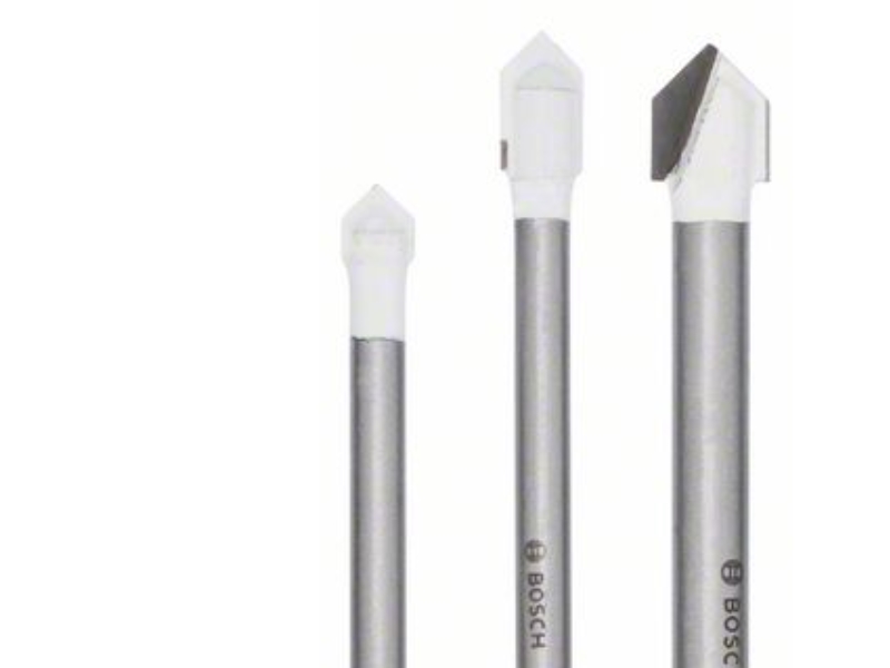 Bosch Accessories 2609255588 Fliesenbohrer-Set 3Teilig Zylinderschaft 1 Set
